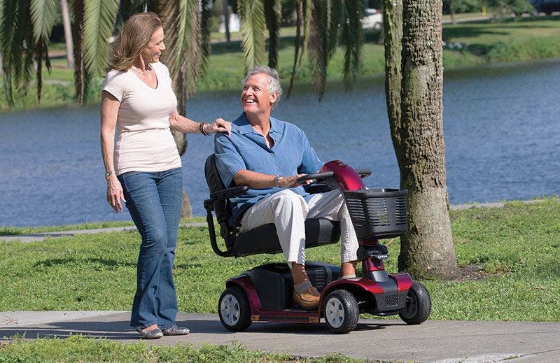 Mobility scooter with couple